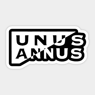 Unus Annus st1 Sticker